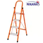 Thang ghế nhôm khung thép 4 bậc Nikawa NKS04