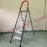 Thang ghế nhôm khung Inox Pro 6 bậc