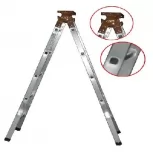 Thang nhôm chữ A 7 bậc cao 3M
