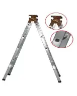 Thang nhôm chữ A 7 bậc cao 3M