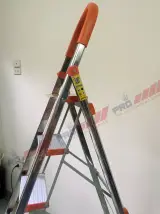 Thang ghế nhôm khung inox 4 bậc Pro