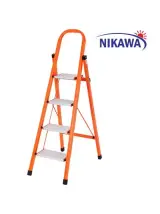 Thang ghế nhôm khung thép 4 bậc Nikawa NKS04
