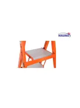 Thang ghế nhôm khung thép 6 bậc Nikawa NKS06