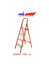 Thang ghế nhôm khung thép 4 bậc Pro PRS-04