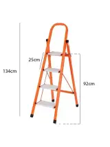 Thang ghế nhôm khung thép 4 bậc Pro PRS-04