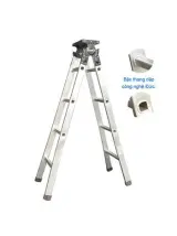 Thang nhôm chữ A 4 bậc cao 1.5M