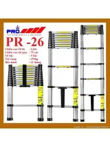 Thang nhôm rút gọn đơn Pro PR-26
