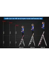 Thang ghế nhôm 3 bậc Nikawa NKA - 03