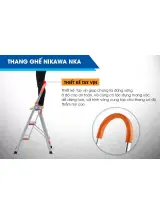 Thang ghế nhôm 3 bậc Nikawa NKA - 03