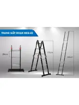 Thang nhôm chữ M 3,5m Nikawa NKG-43