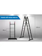 Thang nhôm chữ M 4,6m Nikawa NKG-44