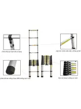 Thang nhôm rút gọn đơn Ameca AMD-380