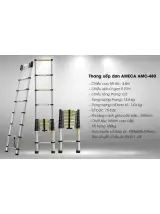 Thang nhôm rút gọn đơn Ameca AMC-480