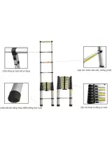 Thang nhôm rút gọn đơn Ameca AMC-480