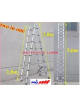 Thang nhôm rút gọn đôi Pro PR-56 AI