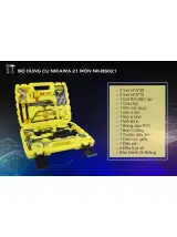 Bộ dụng cụ đa năng Nikawa 21 món NK-BS021