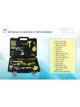 Bộ dụng cụ đa năng Nikawa 21 món NK-BS321