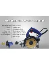 Máy cắt gạch, đá đa năng Nikawa NK-MC1400