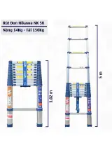 Thang nhôm rút gọn đơn Nikawa NK-50 new