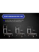 Xe đẩy hàng 4 bánh Nikawa FWS-100F