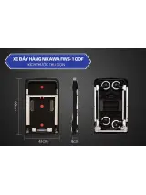 Xe đẩy hàng 4 bánh Nikawa FWS-100F