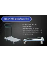 Xe đẩy hàng 4 bánh Nikawa FWS-180