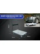 Xe đẩy hàng 4 bánh Nikawa FWS-180