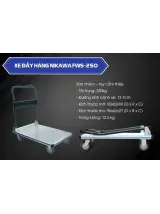 Xe đẩy hàng 4 bánh Nikawa FWS-250