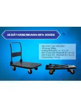 Xe đẩy hàng 4 bánh Nikawa WFA-300DX