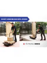 Xe đẩy hàng 4 bánh Nikawa WFA-300DX