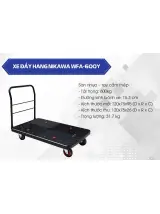 Xe đẩy hàng 4 bánh Nikawa WFA-600Y