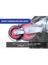 Xe đẩy hàng 4 bánh Nikawa WFA-600Y