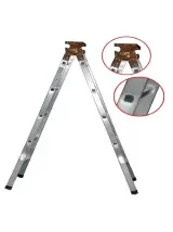 Thang nhôm chữ A 7 bậc cao 3M