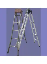 Thang nhôm chữ A 7 bậc cao 3M