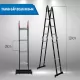 Thang nhôm chữ M 4,6m Nikawa NKG-44