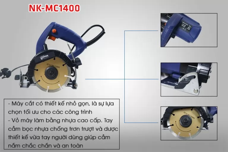 Máy cắt gạch, đá đa năng Nikawa NK-MC14005