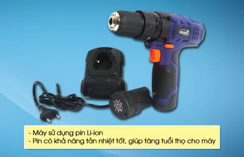 M&aacute;y khoan kh&ocirc;ng d&acirc;y Nikawa NK-M12SM5