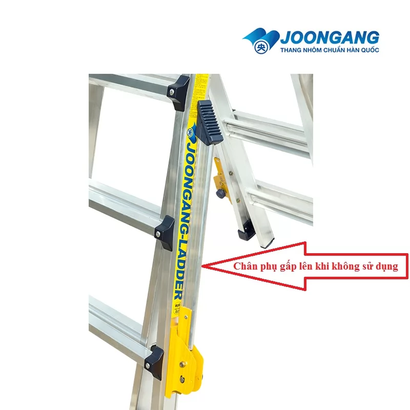 Chân phụ thang nhôm Hàn Quốc Joongang1