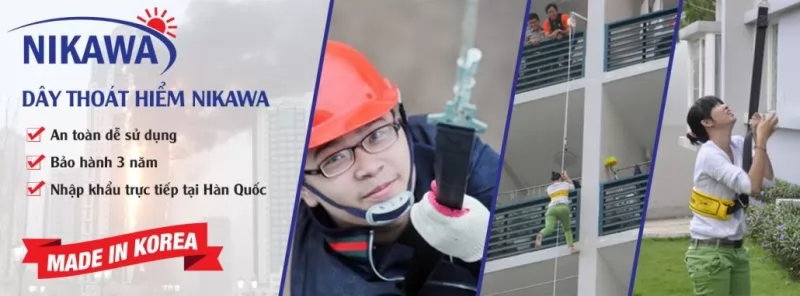 Dây thoát hiểm Nikawa Hàn Quốc 45M KDD-15F3