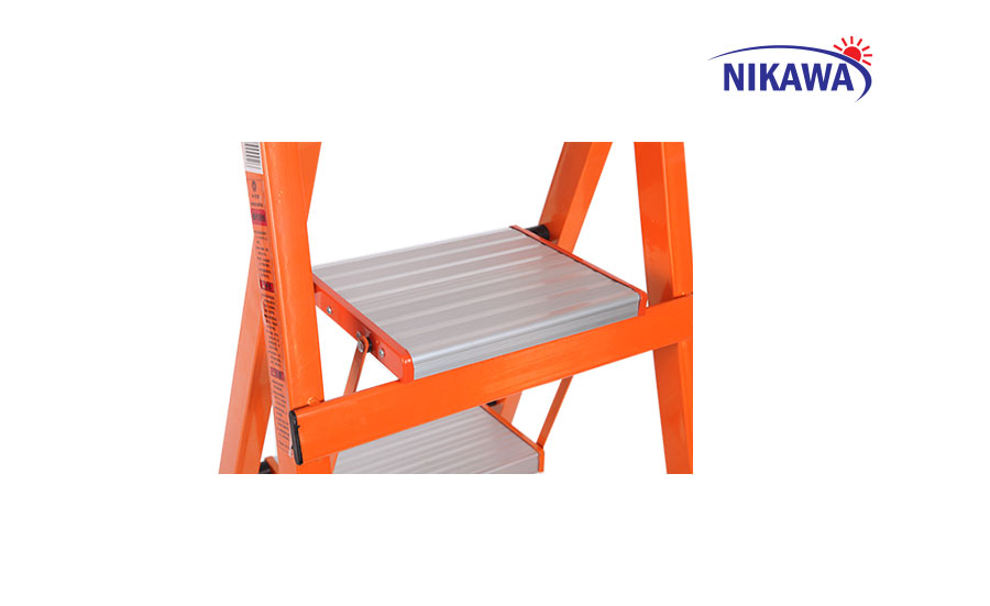 Thang ghế nhôm khung thép 6 bậc Nikawa NKS061
