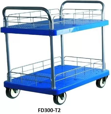 Xe đẩy h&agrave;ng 2 tầng Feida FD - 300 T21
