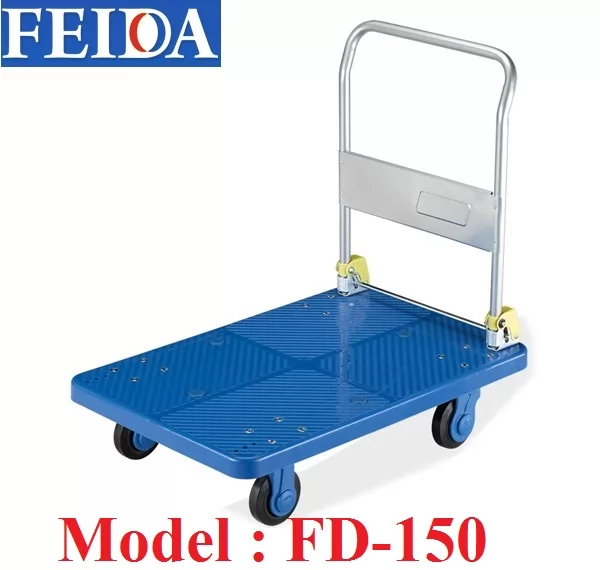 Xe đẩy h&agrave;ng 4 b&aacute;nh Feida FD-1501