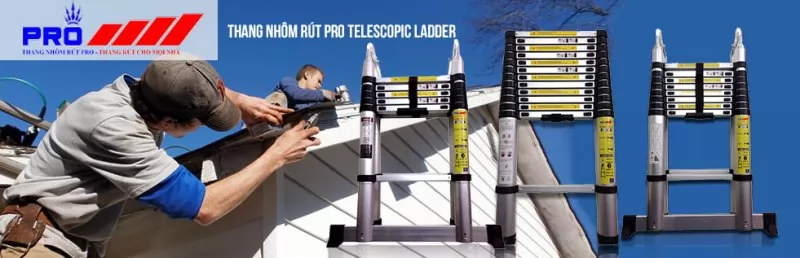 Mua thang nhôm rút gọn chính hãng giá rẻ ở Hà Nội