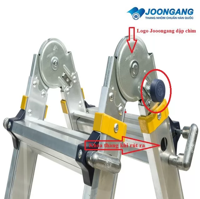 Bộ khóa của thang nhôm Joongang Hàn Quốc có gì khác biệt?