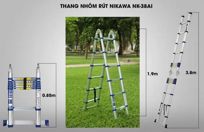 Gia đình mua thang chữ A cao bao nhiêu là vừa đủ?