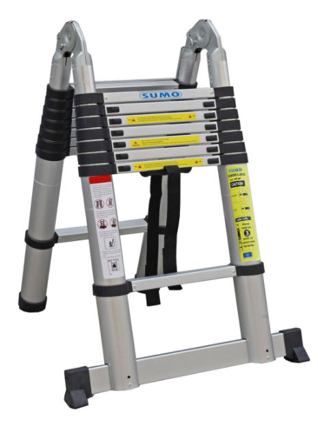 Khi trèo cột điện hoặc thợ viễn thông nên chọn thang rút gọn nào?