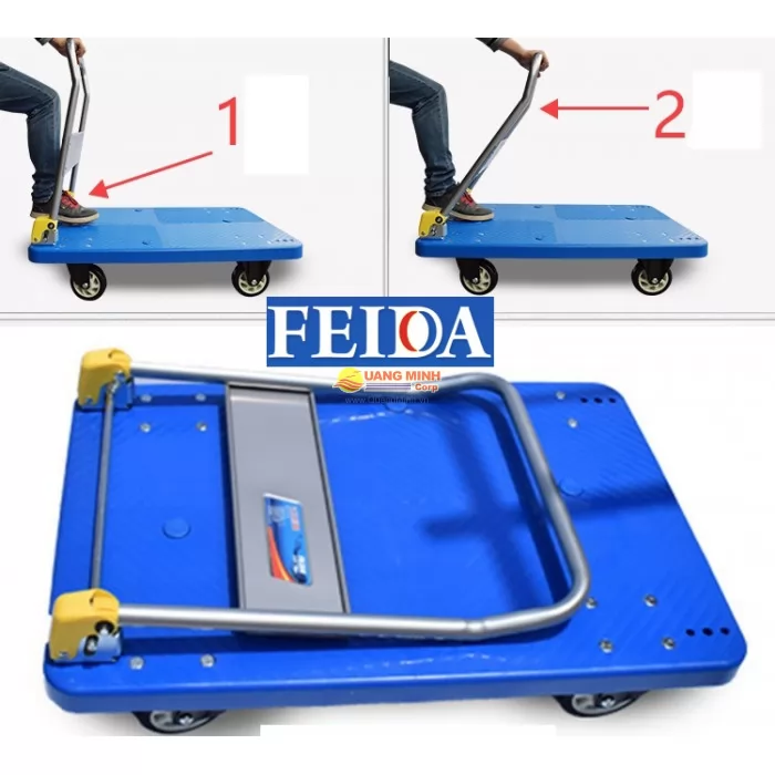 Xe đẩy hàng 4 bánh Feida FD-150