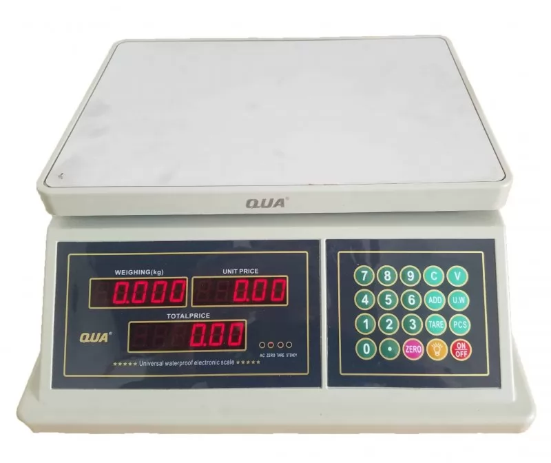 Cân điện tử tính giá chống nước 30kg QUA 832