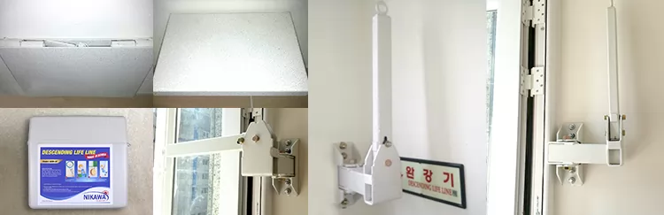 Giá treo dây thoát hiểm Nikawa HY-02