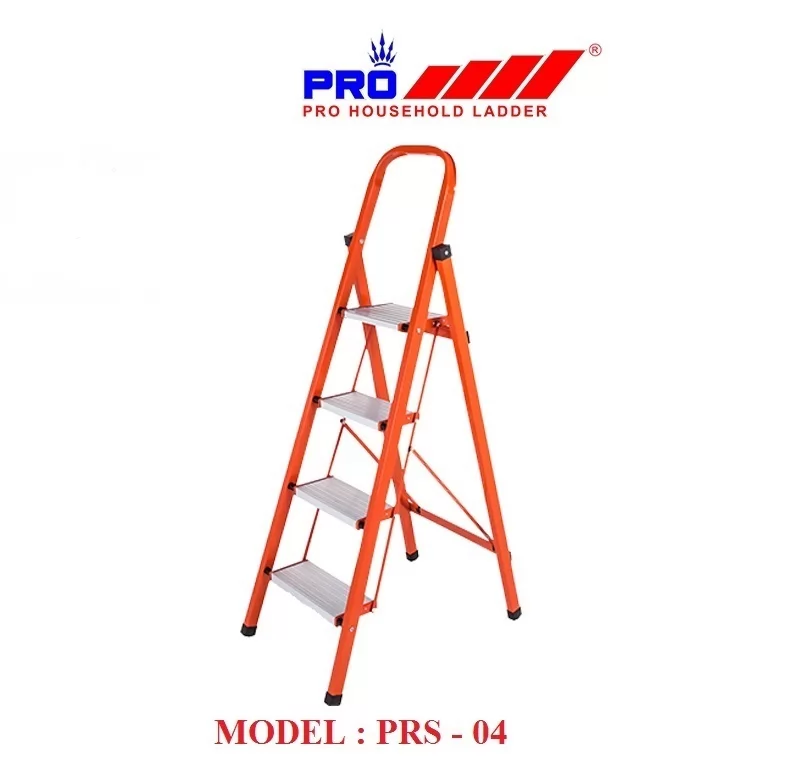 Thang ghế nhôm khung thép 4 bậc Pro PRS-04